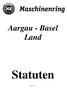 Aargau - Basel Land Statuten