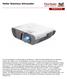 Der netzwerkfähige, in weiß gehaltene LightStream -WXGA-Projektor PJD6552LW von ViewSonic verfügt über 3500 Lumen, ein großartiges und intuitives