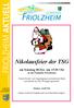 Nikolausfeier der TSG. am Sonntag 08.Dez. um Uhr in der Festhalle Friolzheim