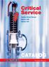 Critical Service Safety Relief Valves Series 546 Series 447 CATALOG
