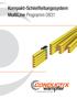 Kompakt-Schleifleitungssystem MultiLine Programm 0831