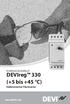 Installationshandbuch. DEVIreg 330 (+5 bis +45 C) Elektronischer Thermostat.