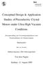 Conceptual Design & Application Studies of Piezoelectric Crystal Motors under Ultra-High Vacuum Conditions