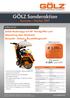 GÖLZ Sonderaktion 2.390,- Sommer / Herbst Solide Bodensäge mit AV- Handgriffen und Absenkung über Handrad! Kompakt - Robust - Baustellengerecht