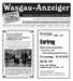 Wasgau-Anzeiger. Vortrag JAZZ-FRÜHSCHOPPEN Uhr RÜCKENSCHMERZEN. Donnerstag, Ursachen und Behandlungsmöglichkeiten