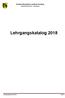 Kreisbrandinspektion Landkreis Bamberg Inspektionsbereich 6 Ausbildung Lehrgangskatalog 2018