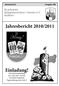 König! Einladung! Jahresbericht 2010/2011 THRON Jahresbericht Ausgabe 24