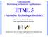 HTML 5 - Aktueller Technologieüberblick -
