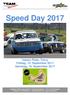 Speed Day Vaison Piste, Torcy Freitag, 15. September 2017 Samstag, 16. September 2017