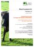 Abschlussbericht. PanSens III. Langzeitmessung des Vormagen-pH-Wertes bei Milchkühen. Long measurements on ruminal ph-value in dairy cows