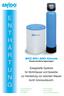 Zweigeteilte Systeme für Wohnhäuser und Gewerbe zur Herstellung von weichem Wasser durch Ionenaustausch. WCC WS1.00CI Klassik Wasserenthärtungsanlagen