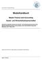 Modulhandbuch. Master Finance and Accounting Sozial- und Wirtschaftswissenschaften