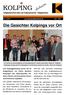 Mitgliederinformation der Kolpingsfamilie Alteglofsheim. Nr. 1/2013  Jan. Mrz. Die Gesichter Kolpings vor Ort