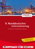 9. Norddeutscher. Unternehmertag. 29. April 2013 Handelskammer Hamburg. Jetzt kostenfrei anmelden