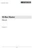 M-Bus Master Manual. M-Bus Master. Manual. Version 2.1 1/10
