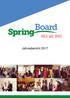 Springboard - Verein zur Förderung von Talenten. Inhalt