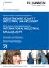 INDUSTRIEWIRTSCHAFT / INDUSTRIAL MANAGEMENT INTERNATIONAL INDUSTRIAL MANAGEMENT