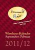 Junge bayerische Gastronomie mit Pfiff. Wirtshaus-Kalender. September-Februar 2011/12