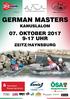 German Masters Zeitz/Haynsburg Organisationsplan