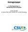 Antragsmappe. zum Bezirksparteitag der CSU Nürnberg-Fürth-Schwabach. am 04. Juni 2016 im Arvena Park Hotel, Görlitzer Str. 51, Nürnberg