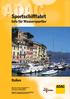Sportschifffahrt. Info für Wassersportler. Italien. Internet:
