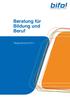 Beratung für Bildung und Beruf. Tätigkeitsbericht 2014