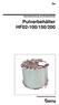 Pulverbehälter HF02-100/150/200