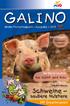 ZUR ANSICHT. Schwei ne. saubere Nutztiere. HampelTaài. Mit Gewinnspiel! Kinder- Postermagazin Ausgabe 1 / GALINO-Basteln. GALINO-Zeichen-Trick