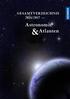 Gesamtverzeichnis 2016/2017. Astronomie Atlanten