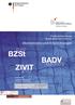 BZSt ZIVIT BADV. Oberbehörden und IT-Einrichtungen. Strukturentwicklung Bundesfinanzverwaltung. Fortentwicklung und Umsetzungsprozess II (August 2004)