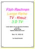 Floh-Rechnen Lange Reihe TV - Kreuz 3 D TV