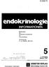 endokrinotogie INFORMATIONEN (S) DEMETER VERLAG Β 4336 FX Mitteilungen der Deutschen Gesellschaft für Endokrinologie