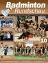 Badminton. Rundschau. in Bergisch Gladbach. Regionalliga West in der Übersicht. 1. NRW-/Verbands-RLT: Sieger Doppeldisziplinen