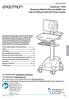 StyleView SV42 Electronic Medical Records (EMR) Cart with LCD Mount and LiFe Power System