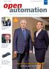 open automation Das Fachmagazin für das Management Weichen für Industrie 4.0 gestellt Dr. Myriam Jahn, Peter Wienzek
