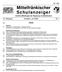 Mittelfränkischer. Amtliche Mitteilungen der Regierung von Mittelfranken. 74. Jahrgang Ansbach, Juli 2006 Nr. 7. Inhalt