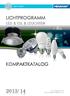 LICHTPROGRAMM LED & ESL & LEUCHTEN 2013/ /14.