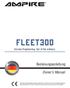 FLEET300. ampire. Owner s Manual. Bedienungsanleitung. German Engineering. Out of the ordinary.