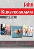 Kursprogramm I /2018. Stand: