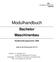 Modulhandbuch. Bachelor Maschinenbau. Studienordnungsversion: gültig für das Wintersemester 2017/18