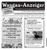 Wasgau-Anzeiger JAZZ-FRÜHSCHOPPEN. mit den amtlichen Bekanntmachungen. Wochenblatt für die Verbandsgemeinde Dahner Felsenland SONNTAG,
