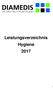 Leistungsverzeichnis Hygiene 2017