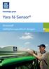 Yara N-Sensor. Stickstoff teilflächenspezifisch düngen
