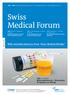 SMF FMS Schweizerisches Medizin-Forum Forum Médical Suisse Forum Medico Svizzero. Swiss Medical Forum