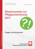 Wissenswertes zur Pflegeversicherung 2017