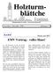 Holzturmblättche. EMV Vortrag - volles Haus! Neues aus K07. November / Dezember 1998 Jahrgang 13. Mitteilungsblatt des DARC - Ortsverband Mainz-K07