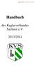 Update: Änderungen in roter Schrift. Handbuch. des Keglerverbandes Sachsen e.v.