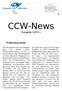 CCW-News Ausgabe 3/2011