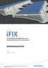 ifix PV-Flachdach-Montagesystem mit Standard-Endklemmen aus Aluminium