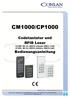 CM1000/CP1000. Codetastatur und RFID Leser. CM Art. Nr.: (schwarz), (weiß) CP Art. Nr.: (schwarz), (weiß)